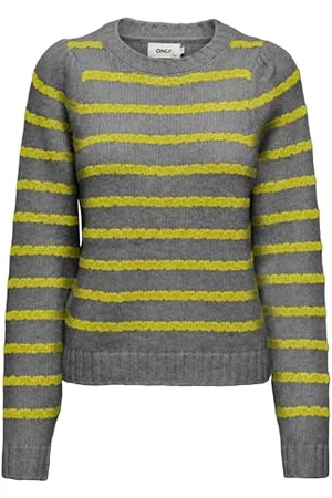 ONLY ONLSILOMA Life Stripe LS O-Neck KNT, , XS