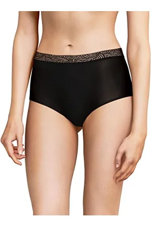 Chantelle Soft Stretch | Bezszwowe majtki z wysoką talią z koronką | nieodstające majtki, również pod ciasnym ubraniem, ultra wygodne i lekkie, druga bielizna dla kobiet, , Rozmiar uniwersalny