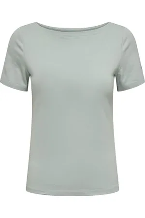 ONLY Onllive Love Life S/S Boatneck Top JRS, , M