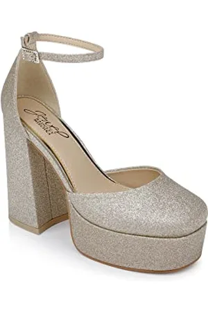 Badgley Mischka Damska platforma Giada, jasne złoto, 38,5 EU, , 38.5 EU