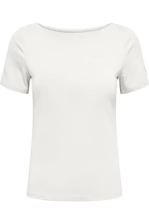 ONLY Onllive Love Life S/S Boatneck Top JRS, , S