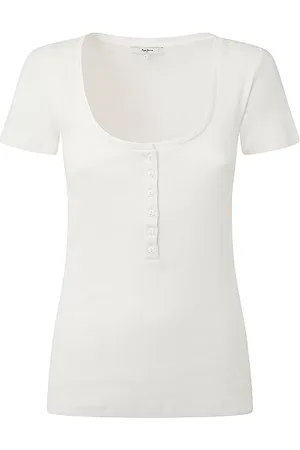 Pepe Jeans Koszulka damska Babs, Biały (mysz), S