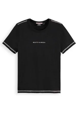 Scotch&Soda Core Flatlock Artwork Regular Fit T-Shirt, , XL