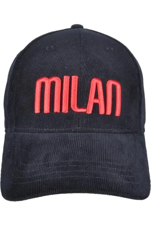 AC Milan 100% CO Milan 143506 haftowana aksamitna czapka baseballowa, , rozmiar uniwersalny