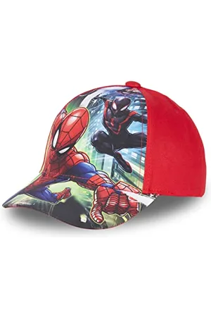Marvel SPI5 Czapka baseballowa, czerwona/czarna, 54 chłopięca