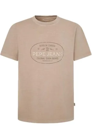 Pepe Jeans Męska koszulka, brązowy, L, , L
