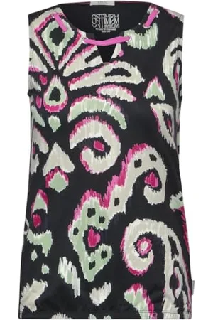 CECIL B321533 Top Casual & Modern, czarny, L damski, , L
