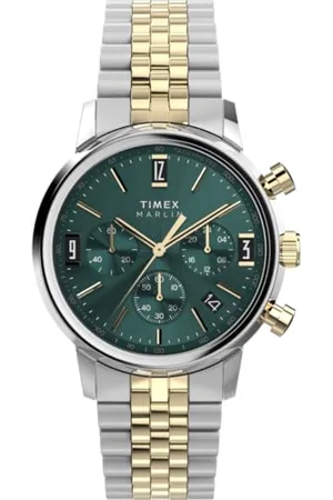 Timex Męski zegarek kwarcowy z chronografem z paskiem ze stali nierdzewnej TW2W60000, , bransoletka