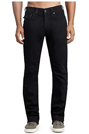 True Religion Męski dżinsy Ricky Straight z klapą