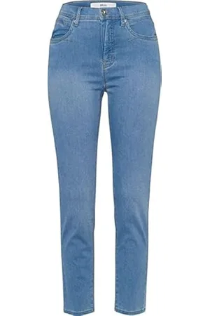 Brax Damskie dżinsy w stylu Mary S Ultralight Denim skrócone z pięcioma kieszeniami, , 29W / 30L