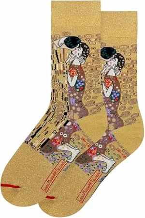 MuseARTa Skarpety bawełniane z obrazem The Kiss des Artisty Gustav Klimt w rozmiarze 40-46, GK-TKG-01-40-46, , 40-46