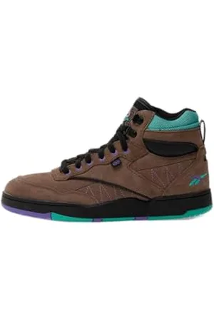 Reebok Unisex Bb 4000 Ii Mid Sneaker, Brązowy czarny Unleashedgreen, 43 EU