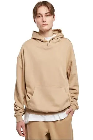 Urban classics Męska bluza z kapturem, kolor beżowy, XXL, , XXL