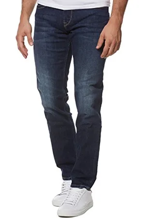 Pepe Jeans Męskie dżinsy Cash Regular Fit Regular Rise Denim, Niebieski (Denim-z45), 34W / 30L