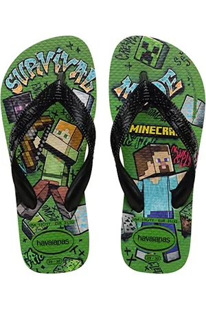 Havaianas Kids Minecraft beżowe japonki, rozmiar 31/32 EU, beżowy, 31/32 EU