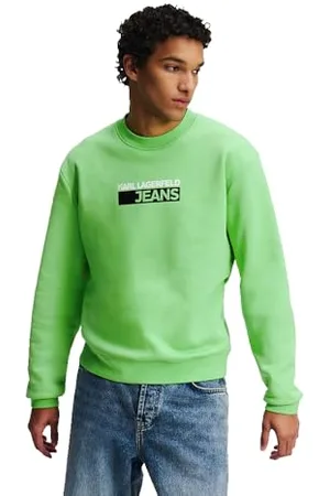 Karl Lagerfeld Regular Logo Sweat, męska, czerwona, bluza, , M