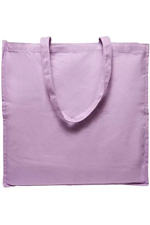 Build Your Brand Unisex Oversized Canvas Tote Bag torba, , one Size