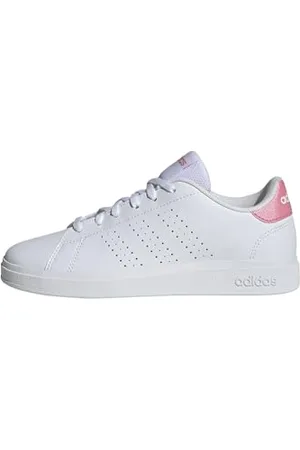 adidas Uniseks - dzieci ADVANTAGE BASE 2.0 SHOES JUNIOR, Cloud White/Bliss Pink/Core Black, 37 1/3 EU