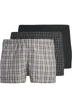 JACK & JONES Jacmilano Woven bokserki męskie, 3 sztuki, , 4x_l