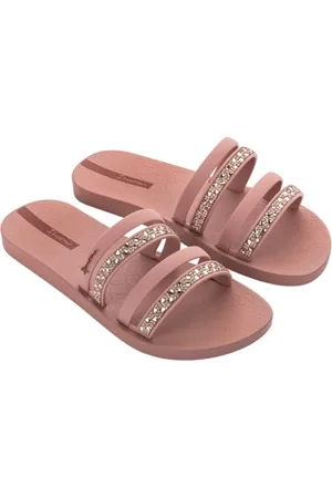 Ipanema Damskie sandały przesuwne CHIC Slide FEM, różowe/brązowe (brązowe), 38 EU, , 38 EU