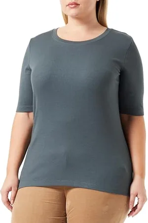 QS by s.Oliver Damski T-shirt z krótkim rękawem, 34, , 34