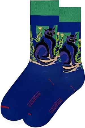 MuseARTa Skarpety bawełniane z obrazem Black Cat artysty Ernst Ludwig Kirchner w rozmiarze 40-46, EK-BC-10-40-46, , 40-46