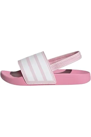 adidas Uniseks - dzieci ADILETTE ESTRAP SLIDES CHILDREN, Clear Pink/Cloud White/Bliss Pink, 33 EU
