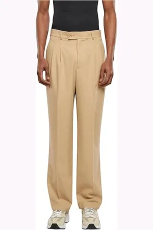 Urban classics Spodnie męskie Double Pleated Pants unionBeige 32, , 32