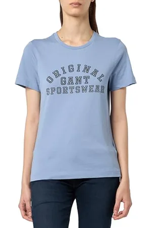 GANT Koszulka z nadrukiem REG SS C Neck, , S