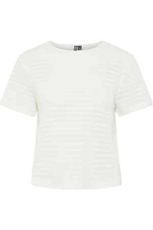Pieces® Damska koszulka Pcmanilla Ss O-Neck Loose Tee Mm, , S