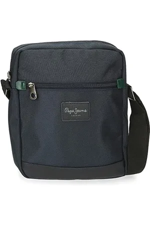 Pepe Jeans Green Bay torba na ramię niebieska 23 x 27 x 7 cm poliester i PU, zielona (zielona), Talla única, pasek na ramię do tabletu, , Taille unique, Pasek na ramię na tablet