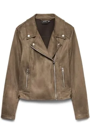 VERO MODA Damska kurtka Vmjose Short Faux Suede Jacket Noos, , L