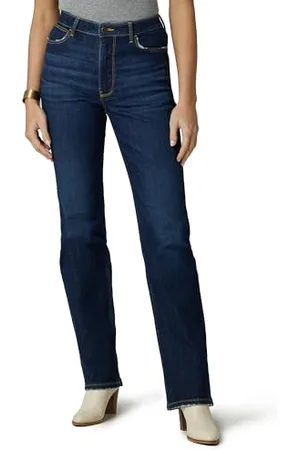 Wrangler Damskie jeansy z wysokim stanem i prostym krojem, 4-30