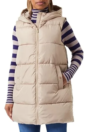 VERO MODA Bestseller A/S VMLIGAHOLLY damski płaszcz w talii BOOS płaszcz, srebrny mink, L, , L