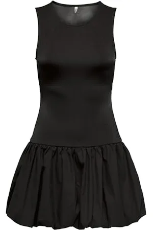 ONLY Onldani Life S/L Short Balloon Dress JRS, , XL