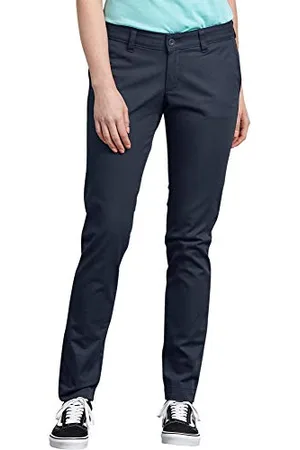 Dickies Damskie spodnie ze stretchu diagonalnego, rozmiar M, plus size, , 42