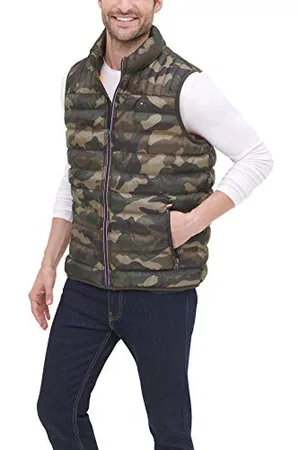 Tommy Hilfiger Męska lekka pikowana kamizelka puchowa Ultra Loft (standardowa i duża i wysoka), , XXL