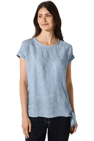 CECIL Linen_Chambray Knot Blouse M, , M