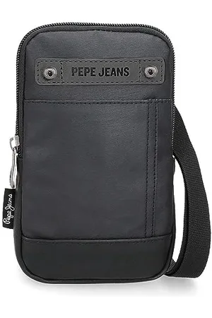 Pepe Jeans Hatfield etui na listonosze, czarne, 10,5 x 18 x 2 cm, poliester, , rozmiar uniwersalny, , Rozmiar uniwersalny, torba na ramię