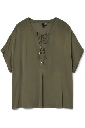 VERO MODA Vmbente Ss Wide Top WVN Ga, , M