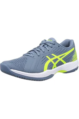 Asics Męskie buty sportowe Solution Swift FF, 401 (Steel Blue/Hazard Green), 43,5 EU, , 43.5 EU