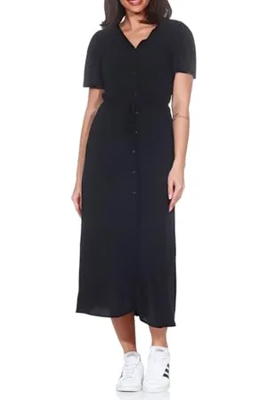 VERO MODA Vmalba Ss Calf Dress WVN Ga Noos, , XL