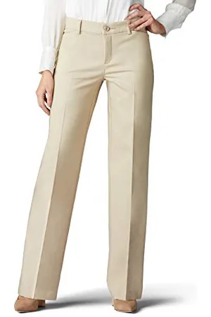 Lee Damskie spodnie Flex Motion Regular Fit, , 38-Kr�tki
