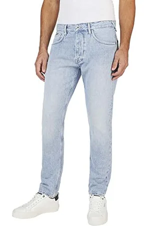 Pepe Jeans Męski Callen, niebieski (Denim-PF0), 31W / 32L, Niebieski (Denim-pf0), 31W / 32L