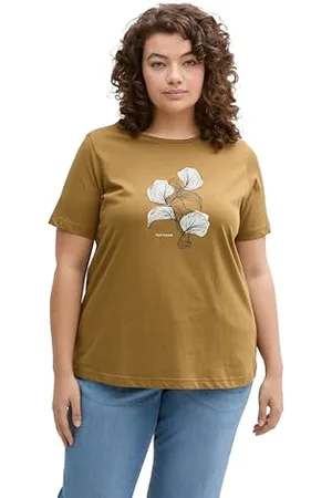 TOM TAILOR Plussize damska koszulka, , 46 Duże rozmiary
