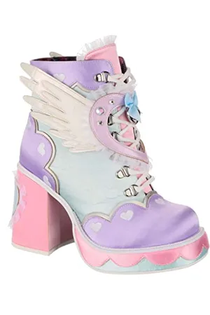 Irregular Choice SS23 Heart Way There Boots, liliowe, 43 EUR, , 43 EU