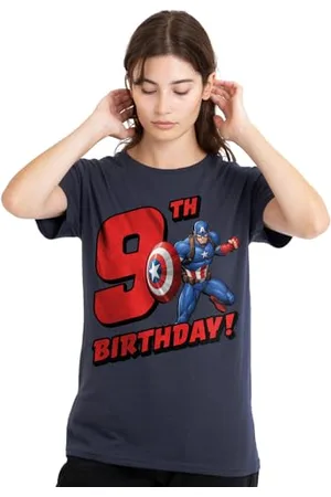 Marvel Koszulka damska Birthday 9, głęboki granatowy, XL, , XL