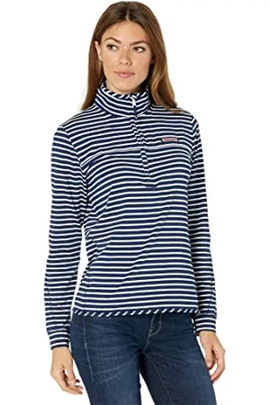 Vineyard Vines Damska koszula Sankaty Shep Shirt w paski granatowe, rozmiar XL