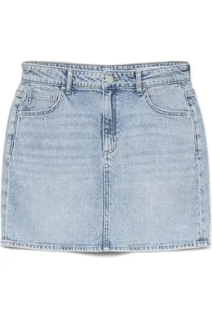 VERO MODA Vmtessa Hr Short DNM Skirt Mix Ga Noos spódnica dżinsowa, , XS