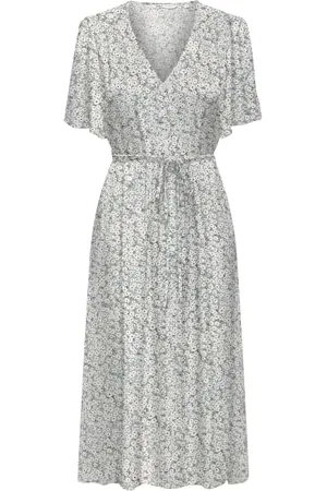 ONLY Onlhalia Life S/S Midi Dress WVN Noos, , XL